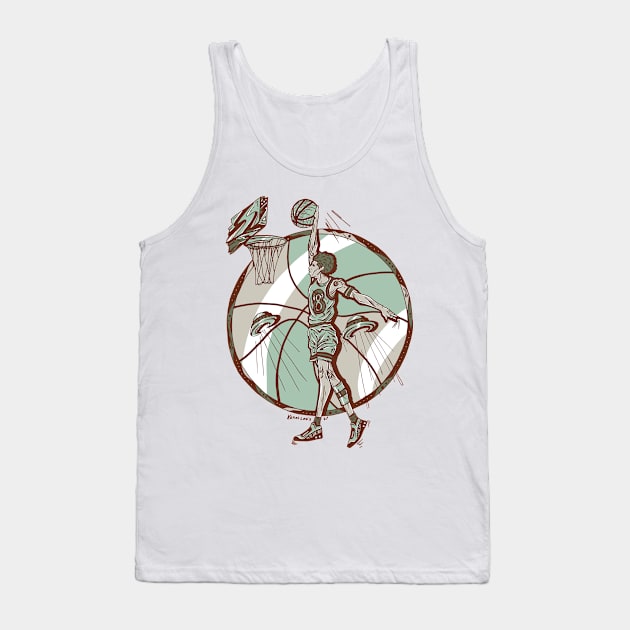 Rust Sage Legendary Baller Number 8 Tank Top by kenallouis